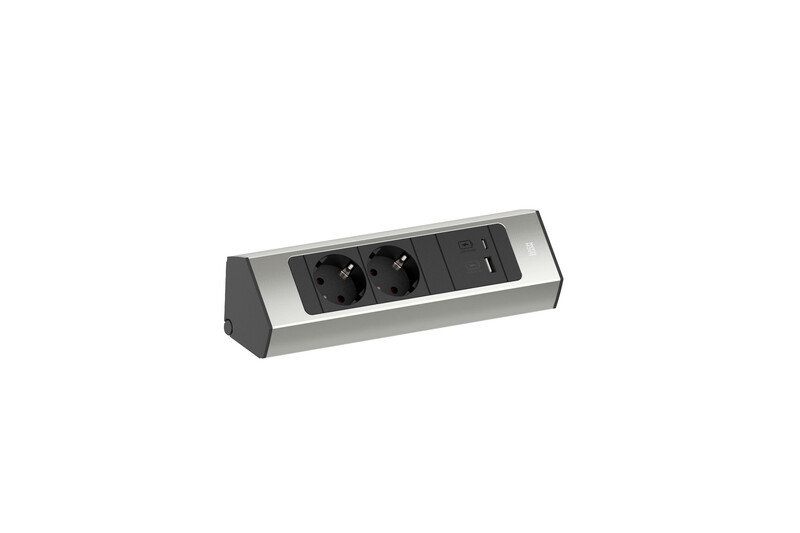 SOCKET OUTLET CASIA 2 2 X SOCKETS + USB A-C