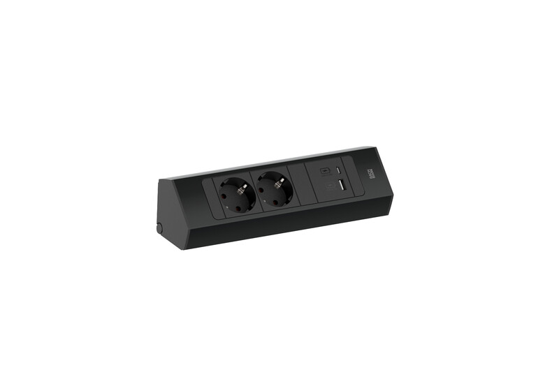 SOCKET OUTLET CASIA 2 2 X SOCKETS + USB A-C