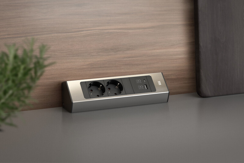 bachmann Socket outlet casia 2 2 x sockets + usb a-c