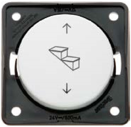hager Painike integro flow 15a/12vdc suun.v. por. val