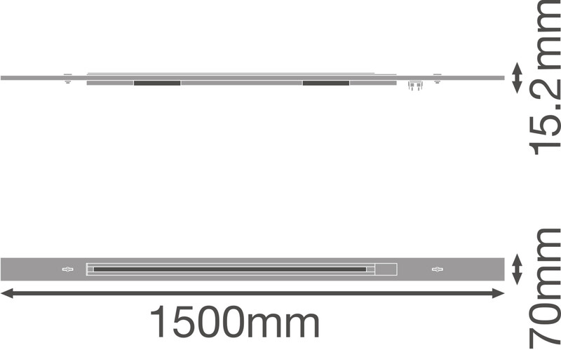 ledvance Mekaniska tillbehör trusys pfm ts flex spot track 1500 wt