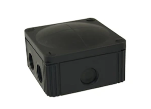 wiska Junction box combi black combi 607/5/s ral9005 ip66