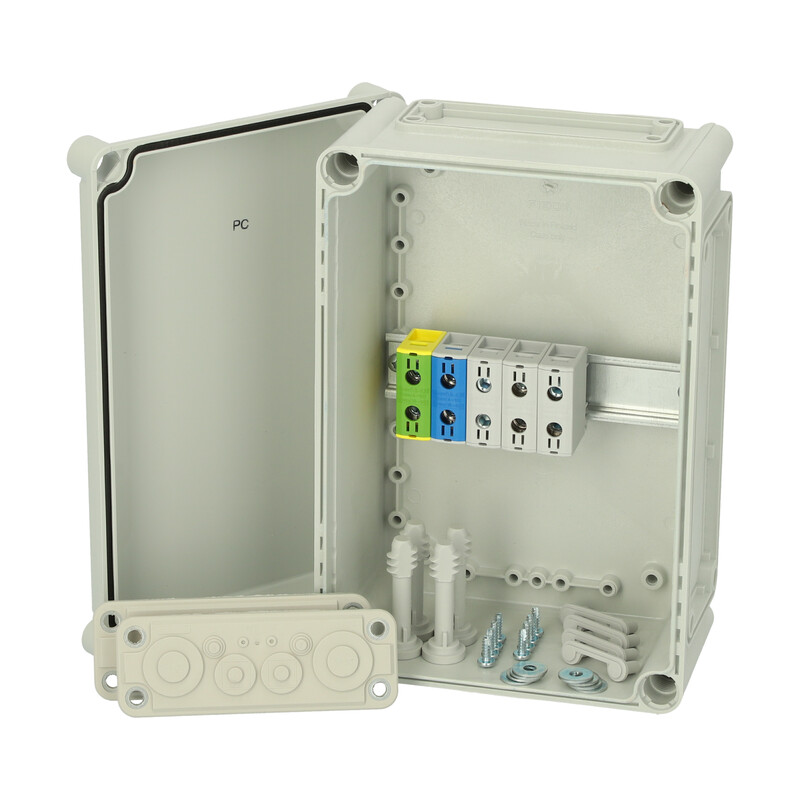 fibox Terminal block enclosure pc ek cual ek 281913 g 50mm2