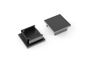 sylvania Mec. acc. sylvania al-profile end caps 19x19 bl 2x