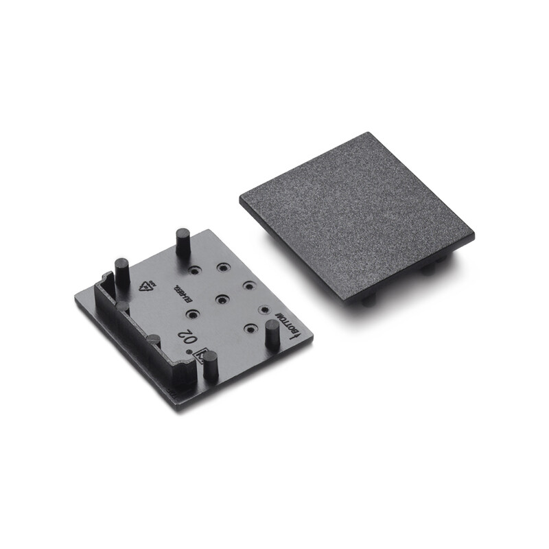 sylvania Mec. acc. sylvania al-profile end caps 33x30 bl x2