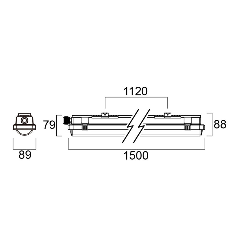 sylvania Kaps.ind.arm. resisto resisto  1500 ip66 dali 4200lm