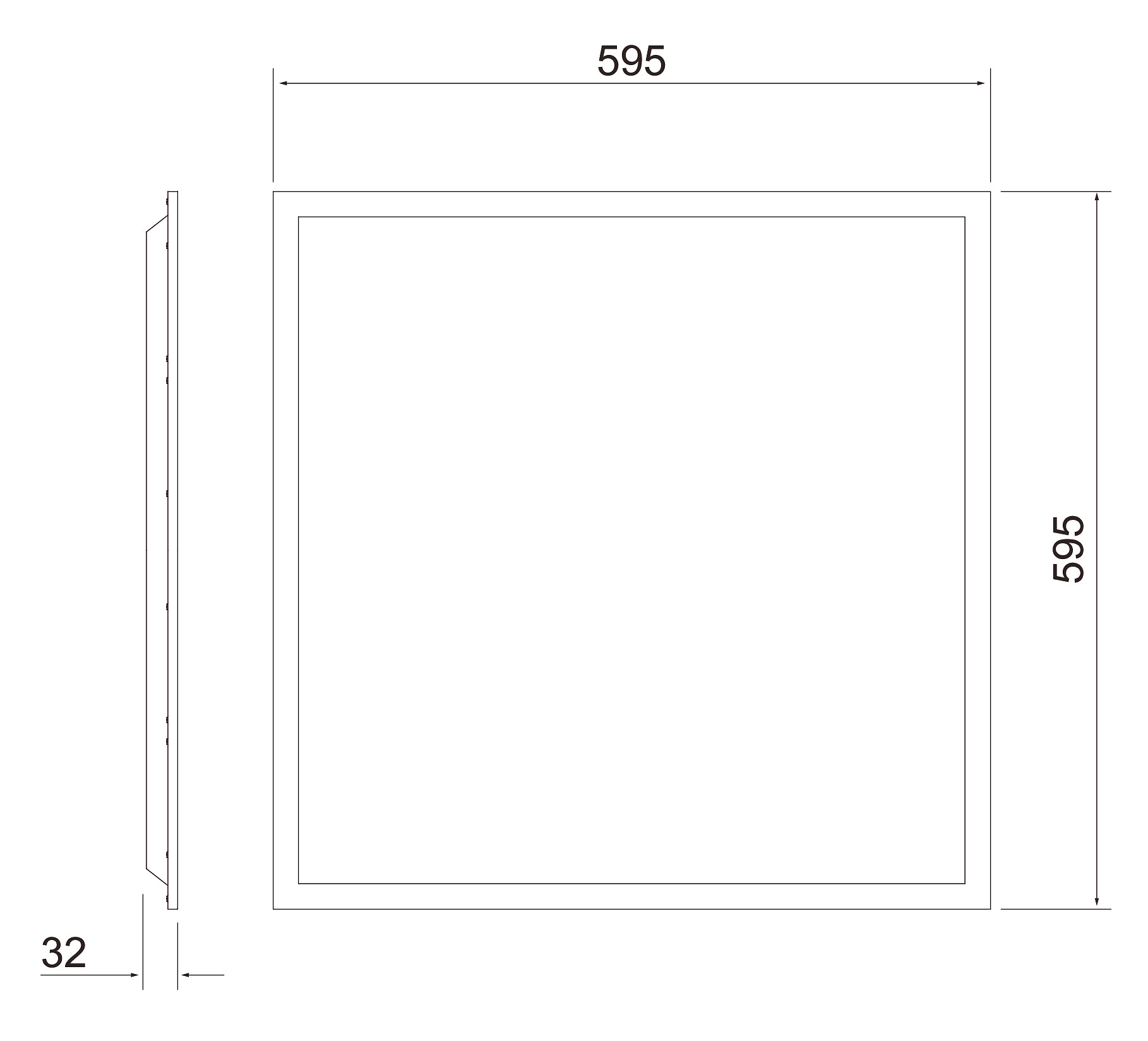 airam Modular luminaire plano pro ip44 27w/930 psmp wh