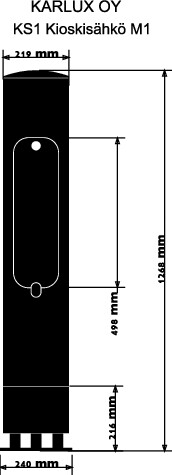 karlux Pistorasiakeskus ks1 m5 pistorasiapollari