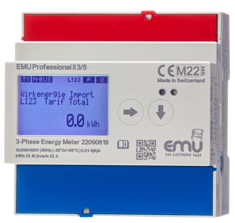ENERGIAMITTARI DIN KOKA 3V, 100A , MID