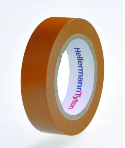 hellermann Color coding tape n 12 brown 15 mm x 10 m