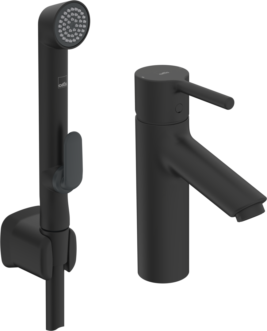WASHBASIN MIXER ORAS 2606AF-33 OPTIMA BIDE BLACK
