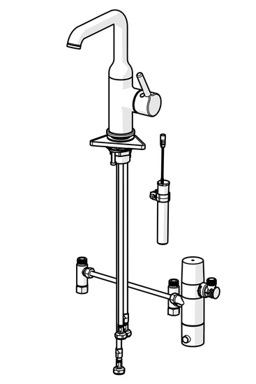 oras Washbasin mixer oras 2611fhz-33 optima style 3 v bt