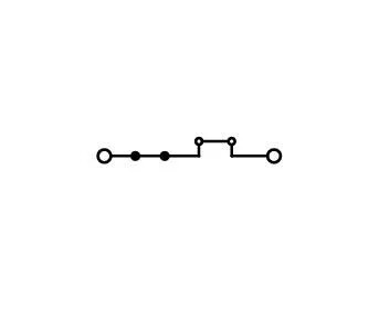 wago Terminal block 2-pole 0.5-6(10)mm2, gr solar