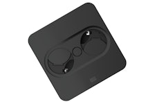 SURFACE MOUNTED FRAME TWIST TWIST 2 COVER, SQARE BLACK