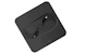 bachmann Surface mounted frame twist twist 2 cover, sqare black