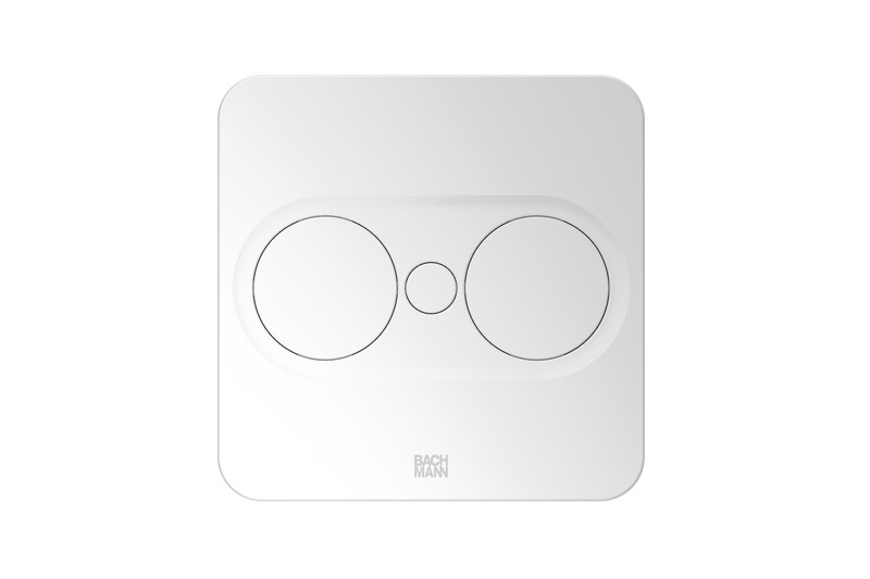 SURFACE MOUNTED FRAME TWIST TWIST 2 COVER, SQUARE WHITE