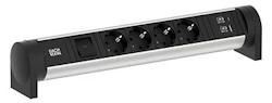 SOCKET OUTLET CYCLE DESK 4 X SO SWI. USB A C