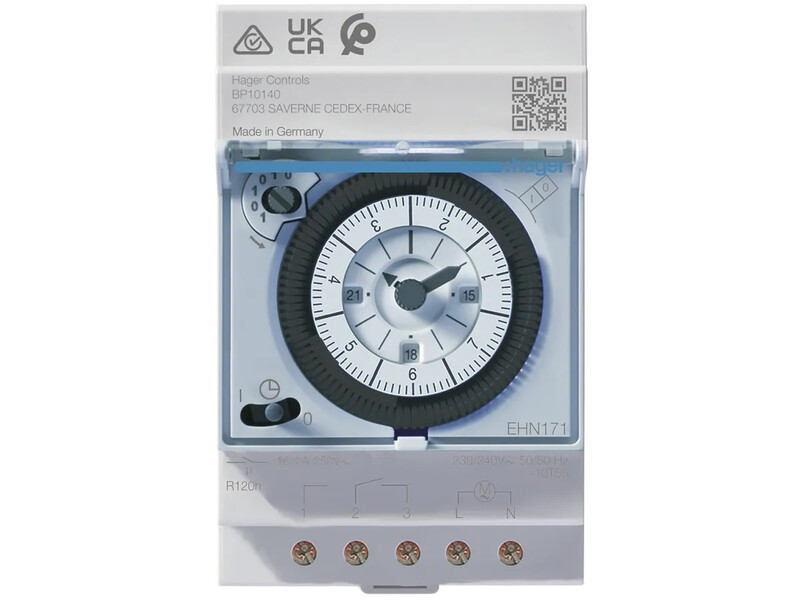 hager Kopplingsur analog ehn171 7d 1vx 16a 230v res 3m