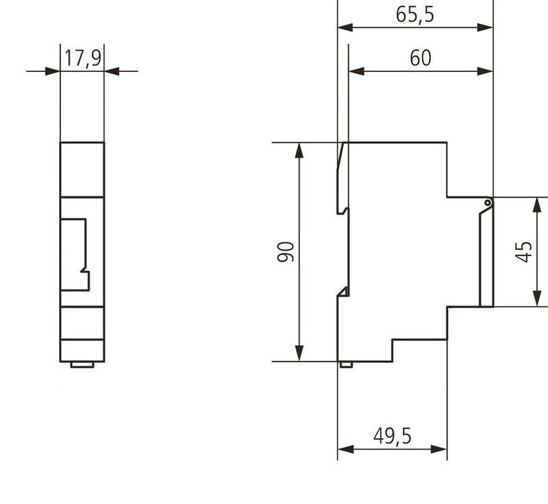 hager Kopplingsur analog ehn011 7d 1s 16a 230v res 1m