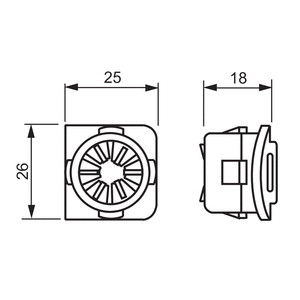 abb Coupl.bush with tension relf as12 multipack 1000pcs