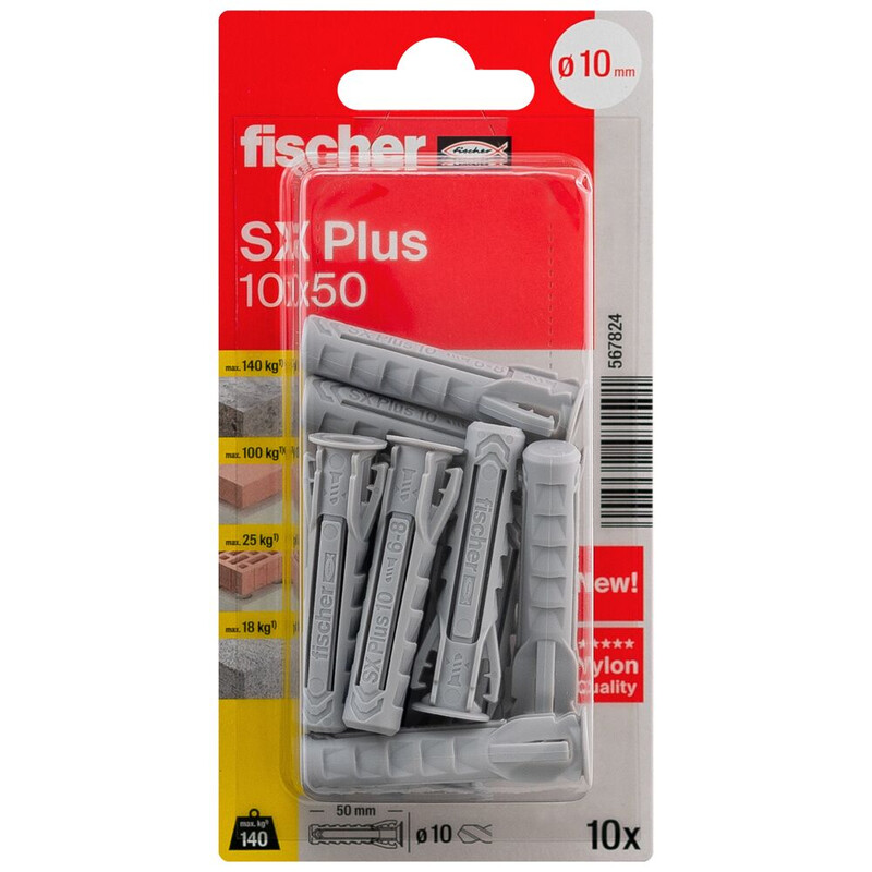 fischer Expansion plug sx plus fischer 10x50 10pcs