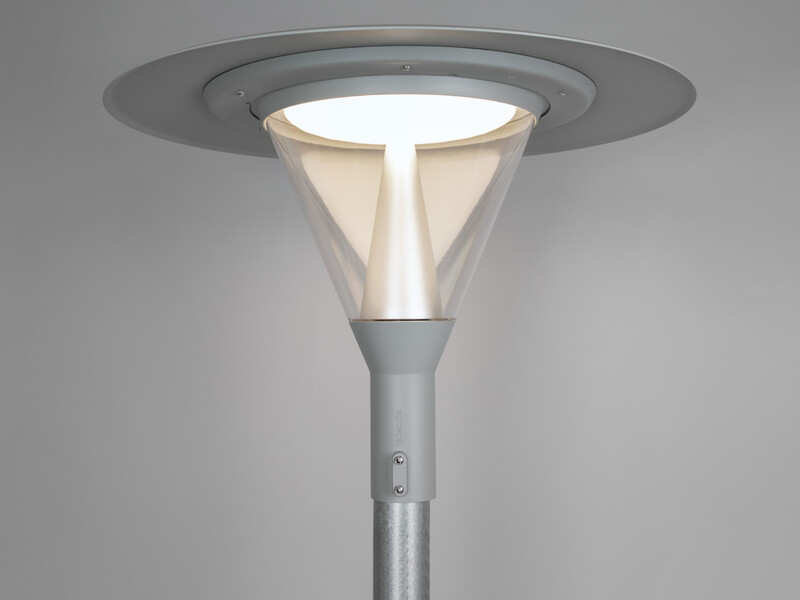 hide-a-lite Pole mount. pave post top ip65 ik10 3030lm 3k/4k gr