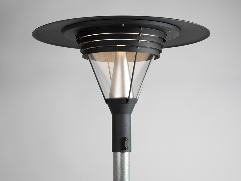 hide-a-lite Pole mount. pave post top deco iv ip65 ik10 1940lm 3k/4k ant