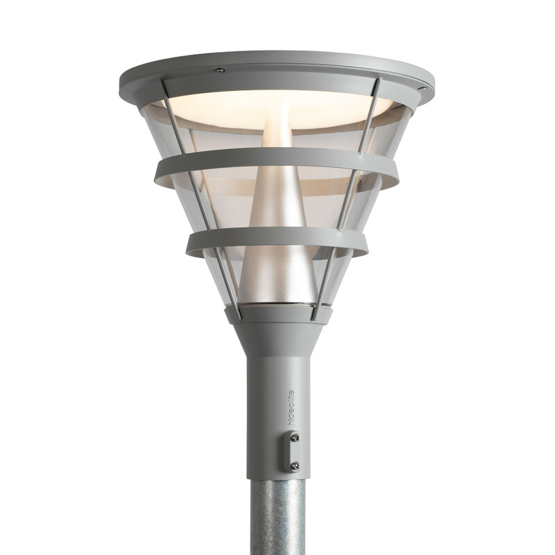 STOLPARMATUR PAVE POST DECO II IP65 IK10 2580LM 3K/4K GR