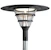 hide-a-lite Pole mount. pave post top deco ii ip65 ik10 2580lm 3k/4k ant