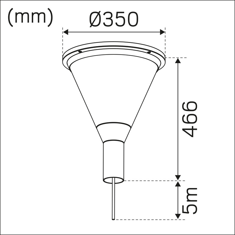 hide-a-lite Pole mount. pave post ip65 ik10 3030lm 3k/4k gr