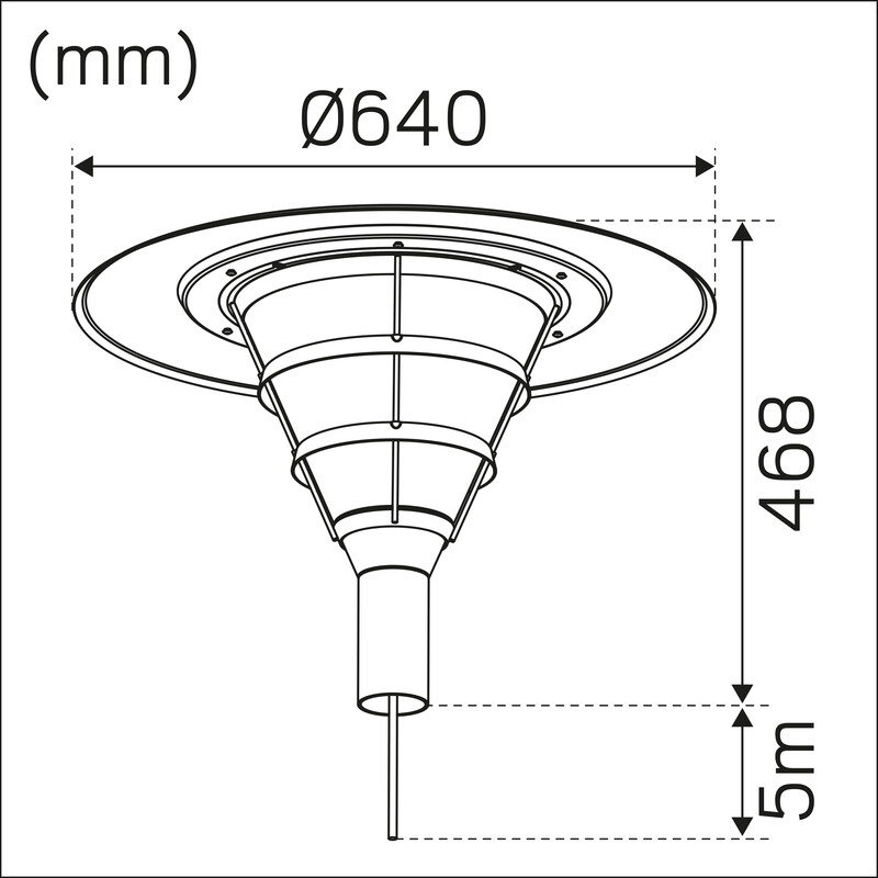 hide-a-lite Pylväsv. pave post top deco ii ip65 ik10 2580lm 3k/4k gr