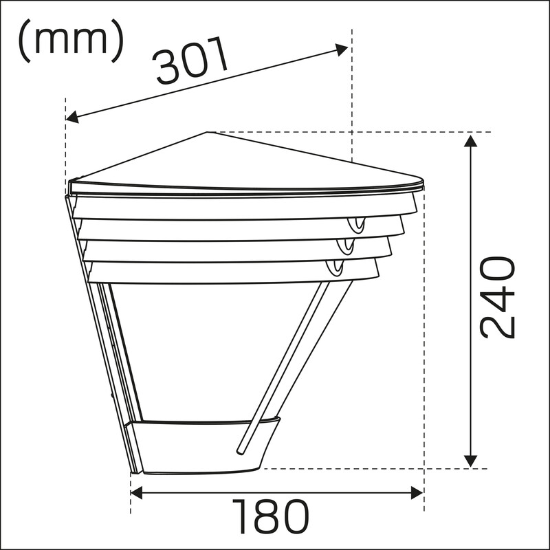 hide-a-lite Seinäval. ulko pave wall deco iv ip65 ik10 1390lm 3k/4k gr