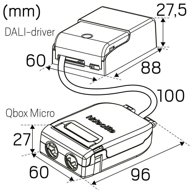 hide-a-lite Alasvalo echo 215 ip44 1150lm 3/4/5,7k da2 w