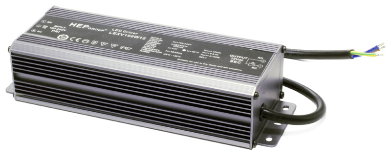 saas instrumentti Transformator 100w 12v ip67