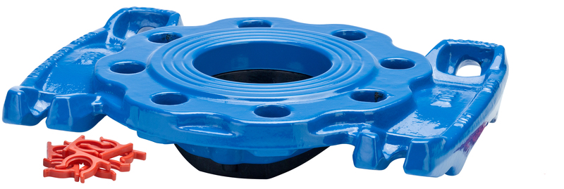 FLANGED TAPPING SADDLE, SLIM DN80 SG200-350 PE PVC250-355