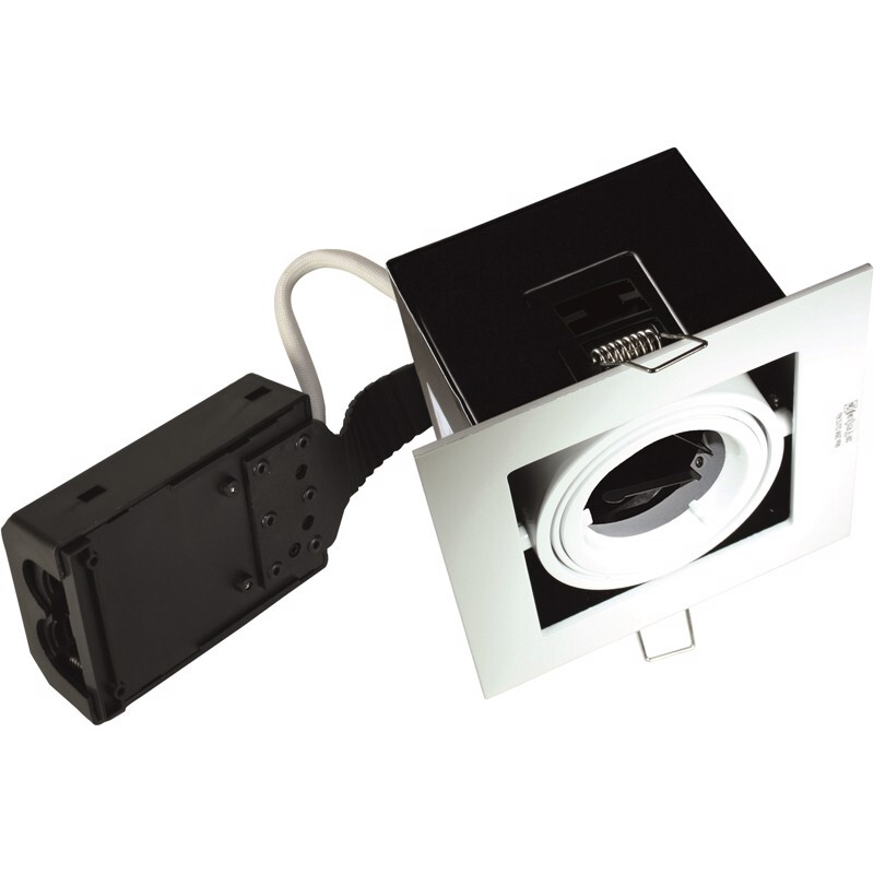 nordtronic Downlight perla ip44 7,5 220-240v 50 wh square