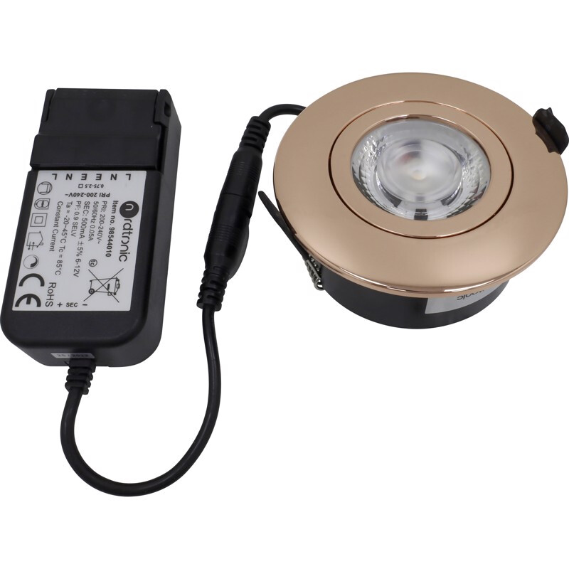 nordtronic Downlight lp flexible g2 ip44 320lm 6w cu r