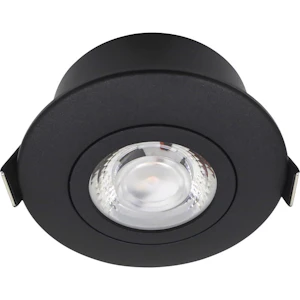 nordtronic Downlight lp flexible g2 ip44 520lm 5w bk r