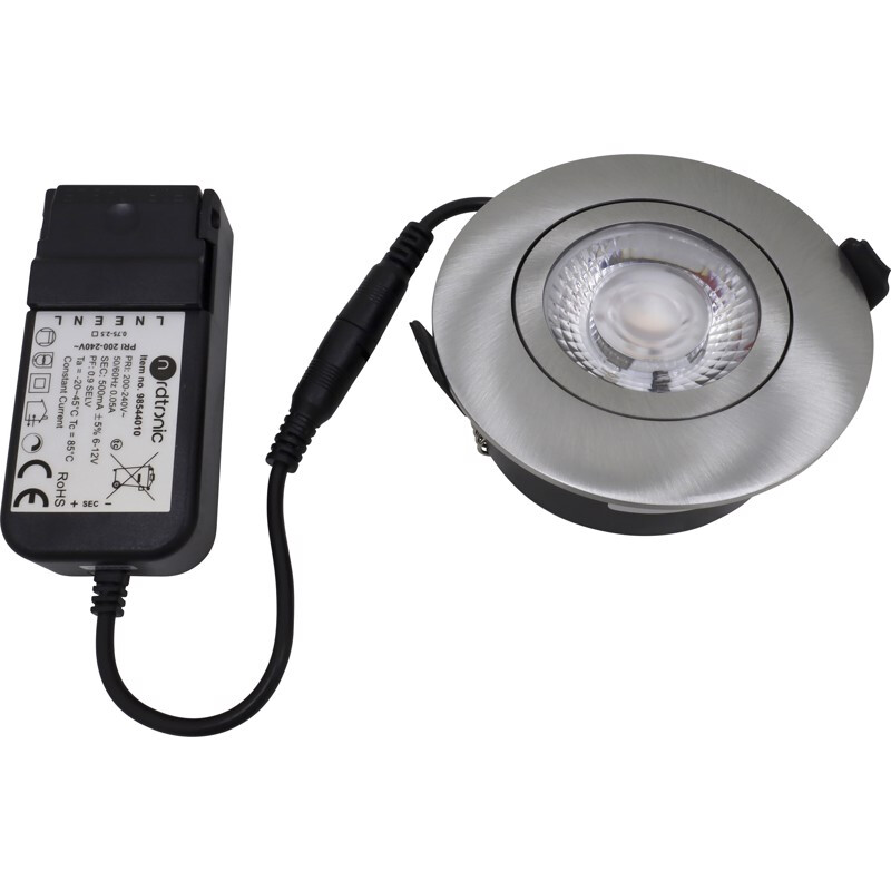 nordtronic Downlight lp flexible g2 ip44 410lm 6w ba r