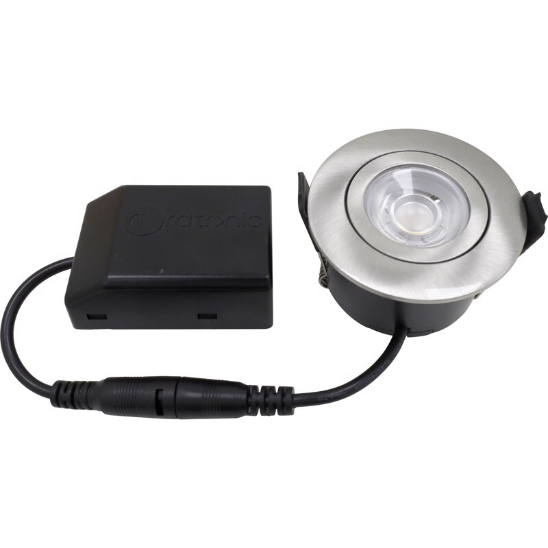 nordtronic Downlight lp flexible g2 ip44 300lm 3w ba r