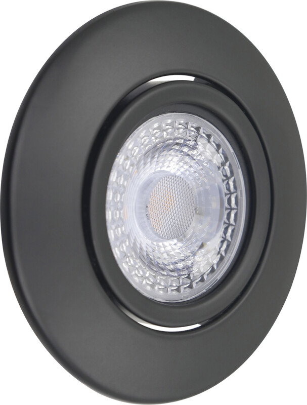 nordtronic Kohdelamppu led 5w220-240 2,7k 50hz gu10bl