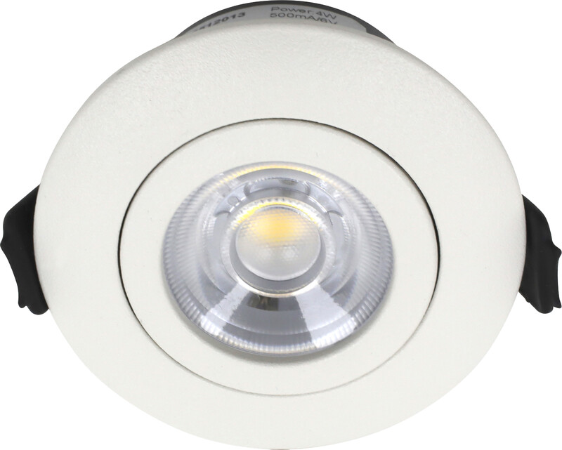 nordtronic Downlight lp flexible g2 ip44 280lm 4,5w wh r