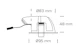 nordtronic Downlight velia pro 11w dim to warm