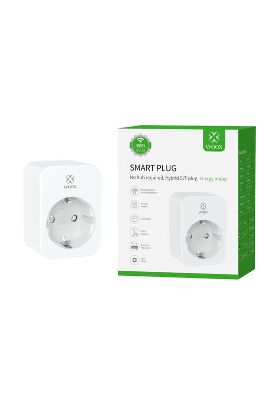 woox Socket adapter wifi 1-os 16a 3680w /kul.mitt.