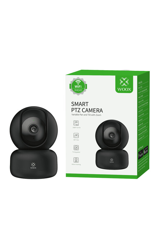 woox Camera-ip ptz full hd 1080p musta