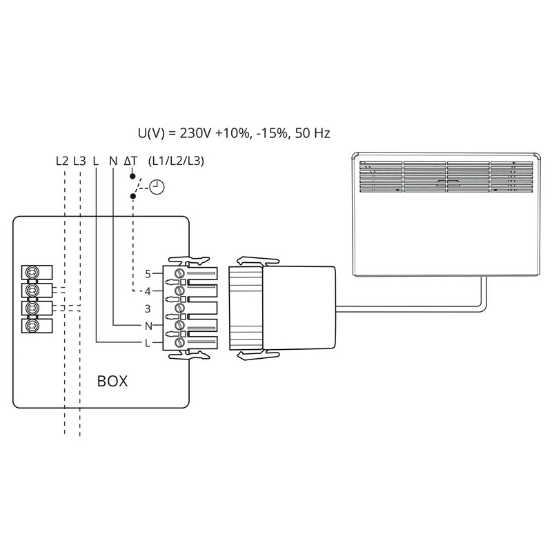 ensto Lämmitin beta20-bt-eb 2000w k 39x152