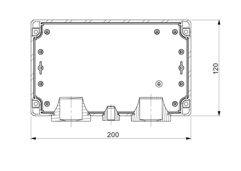 ensto Branching box sk175.3  2x19-28mm+1x5-9mm