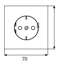 ensto Pistorasia ensto intro 1-os/16a/ip21 ukj 0x mu