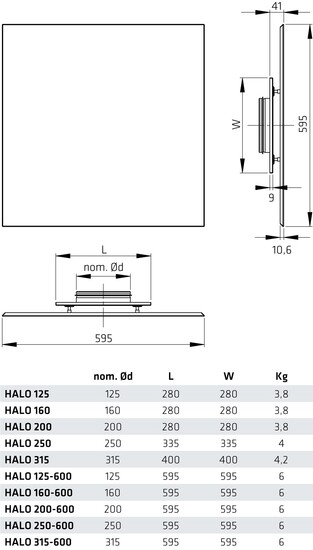 climecon Poistoilmalaite climecon haloi-x 160