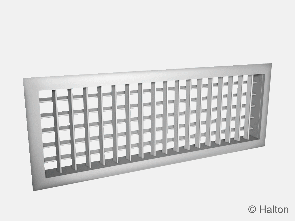 SUPPLY/EXHAUST GRIL HALTON WDD+IF 800X300 WHITE